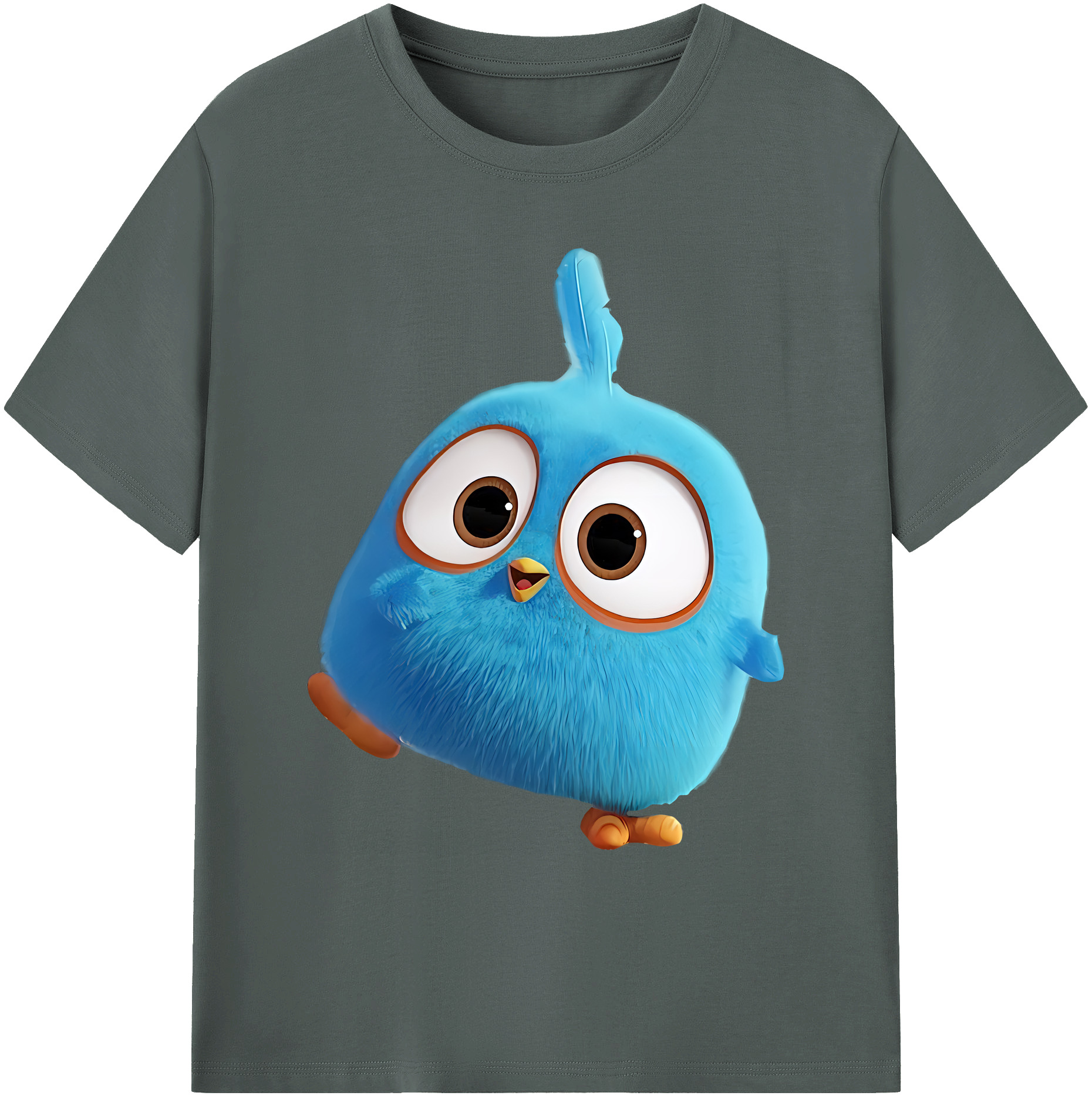 （画像用） Angry Birds アングリーバード 綿100％ メンズ半袖Tシャツ｜肌触りやわらか＆通気性